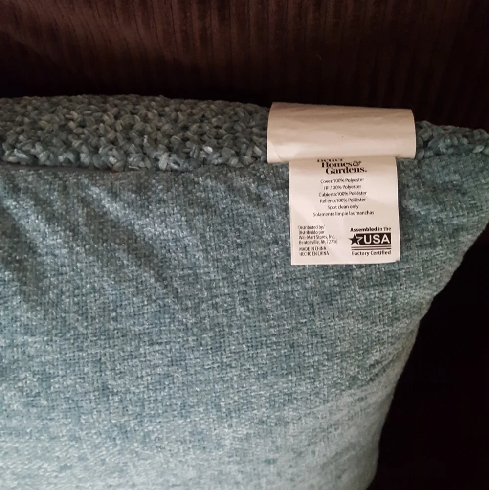 Teal Accent Pillow